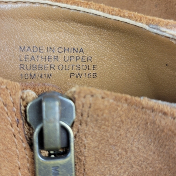 Michael Kors Wesley Genuine Leather Bootie Heels size 10 M - Picture 9 of 11